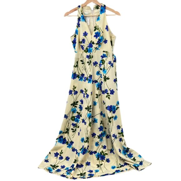 Vintage Nancy G Floral Maxi Dress - Picture 2 of 9